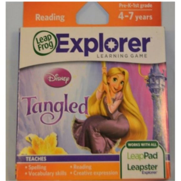 LeapFrog Disney Tangled Learning Game (for LeapPad Tablets and LeapsterGS) NWT! - Picture 3 of 9